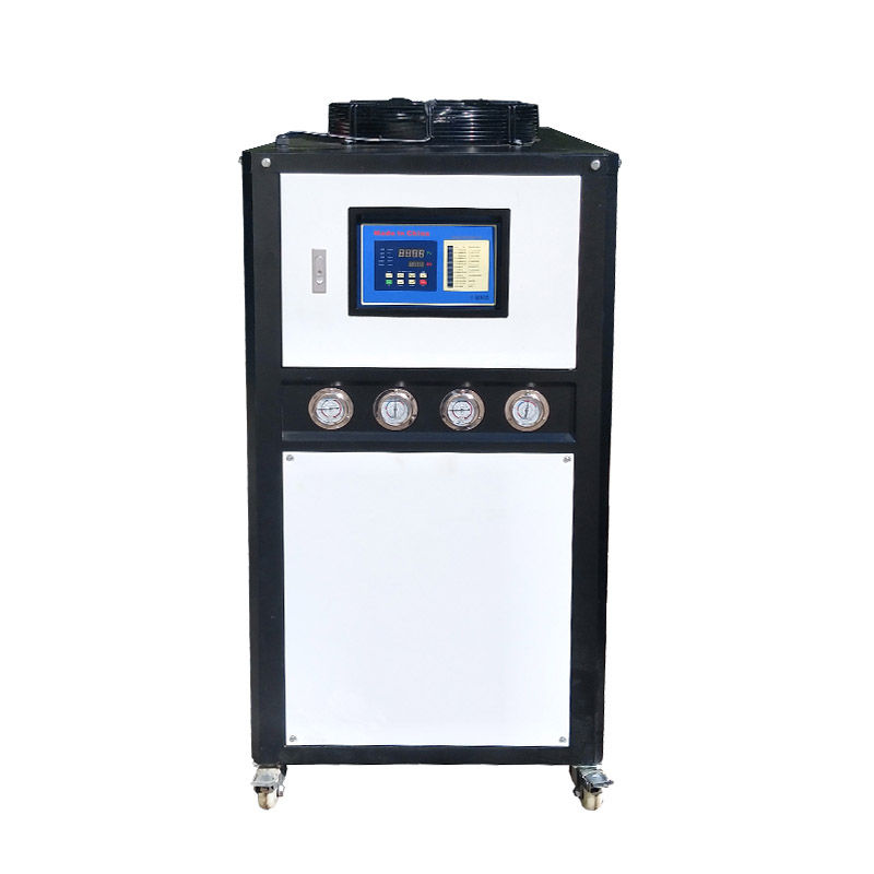 3PH-220V-60HZ 10HP เครื่องทำความเย็นแบบเชลล์และท่อระบายความร้อนด้วยอากาศ